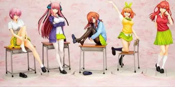 5등분의 신부 코토부키야 피규어 5체 세트 특전 포함 미개봉 새상품