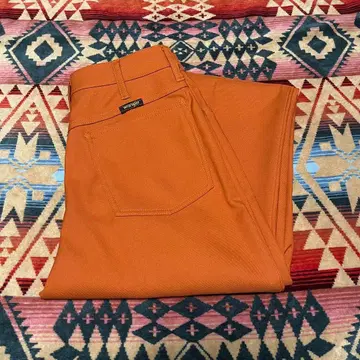 Wrangler WI1192 오렌지 런처 팬츠 S 사이즈