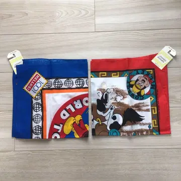 새상품 미국 디즈니 반다나 레트로