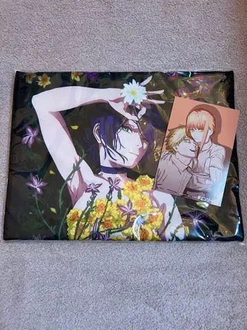 [ 미사용 미개봉 새상품 ] 극장판 체인소 맨 레제편 비주얼 페이스 타월