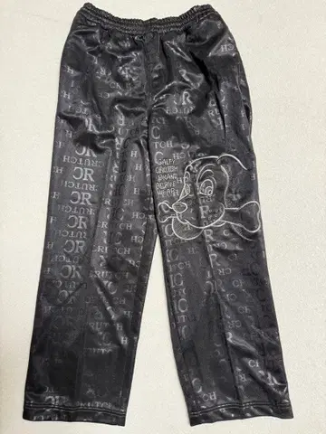 GALFY CRUTCH 블랙 맨투맨 팬츠 미사용품