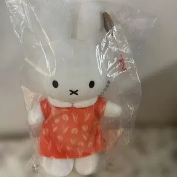 미피 봉제 인형 대 오렌지 드레스 약 24cm