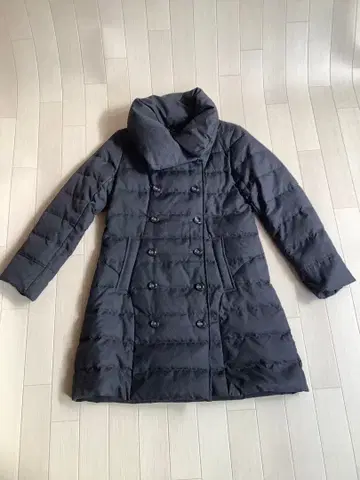 새상품 미사용 여성용 다운 코트 블랙