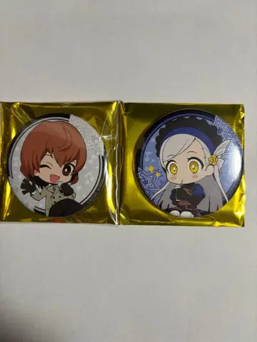 페르소나 5 택티카 P5T 캔뱃지 아케치 고로 라벤차 2종