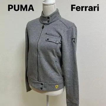 푸마 x 페라리 맨투맨 자켓 그레이 M 라이더 속기모 집업