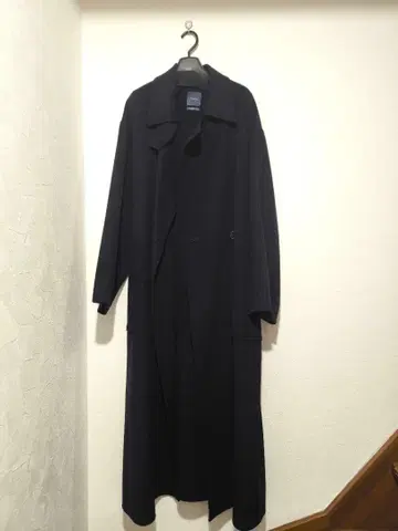 Apart by 네이비 롱 코트