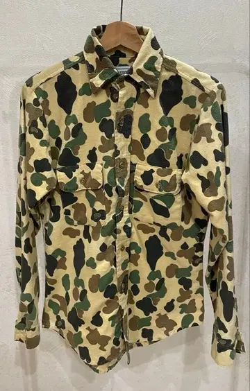 파이브 브라더 플란넬 셔츠 덕 헌터 카모 S