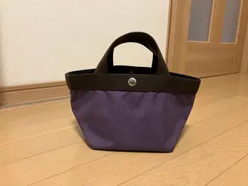 에르베샤 펠리에 701c 보트형 토트백 프뤼넬 모카