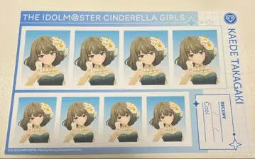 아이돌 마스터 신데렐라 걸스 데레마스 타카가키 카에데 증명사진 브로마이드