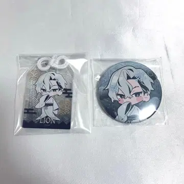 비바렌 XlamV 교토마후 아크릴 오마모리 캔뱃지 레온