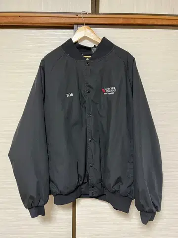 남성용 아우터 자켓 블루종 블랙 독수리 구제 의류 Sports wear