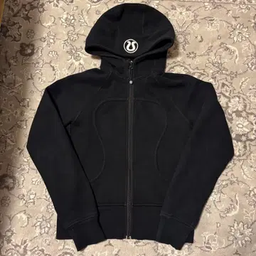 룰루레몬 풀 집업 후드티 블랙