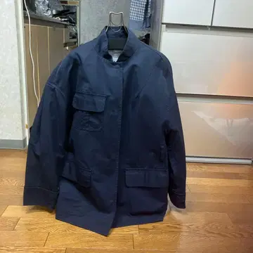 PLST 네이비 밀리터리 자켓