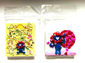 [ 2점 세트 ] 2025 오사카 엑스포 미야쿠미야쿠 폴리레진 마그넷