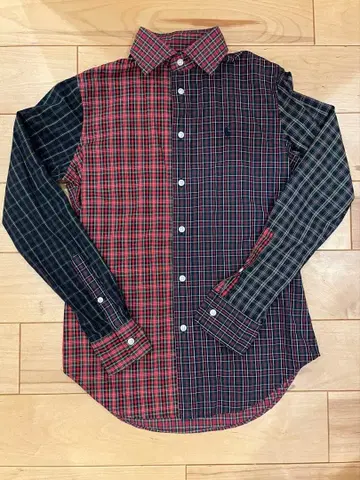 폴로 랄프 로렌 체크 무늬 긴팔 셔츠