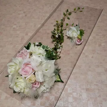 웨딩 부케 부토니에