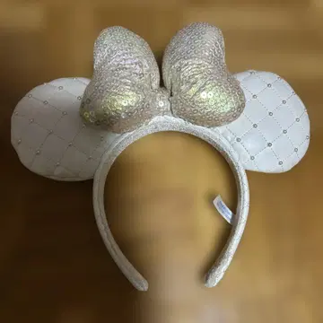 도쿄 디즈니 리조트 화이트 귀 머리띠
