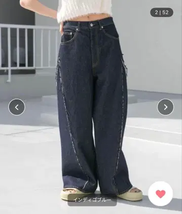 KBF 컷오프 와이드 데님