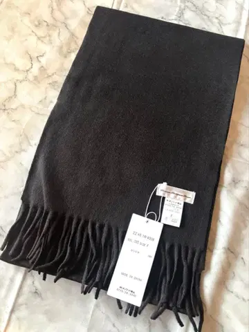 캐시미어 100% 블랙 머플러