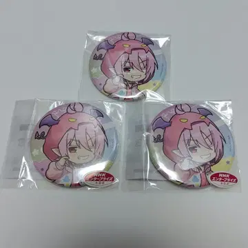 이루마 군 마루쿠지 데비카와 후드티 스타일 아스모데우스 캔뱃지 3개