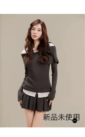andwang Layered Grace Knit Dress 원피스