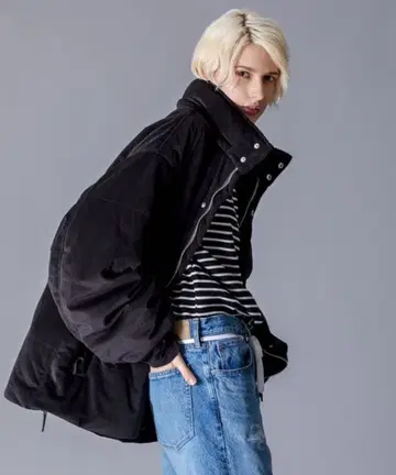 [ VICTIM(빅팀) ] 벨로아 다운 자켓 오버 사이즈