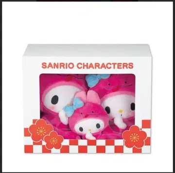 산리오 캐릭터즈 복주머니 3종 세트 [새상품] 마이멜로디 일본 한정판