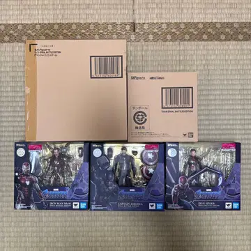 아이언맨 캡틴 아메리카 스파이더맨 토르 타노스 피규아트