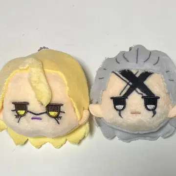 Dr.STONE 다이소 페이스 봉제 인형 키링 스탠리 제노