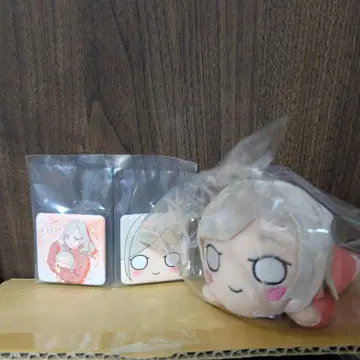 하스노소라 세가 럭키 쿠지 세라스 야나기타 누워있는 봉제 인형 2개 세트