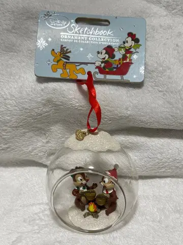 디즈니 스토어 칩과 데일 크리스마스 오너먼트