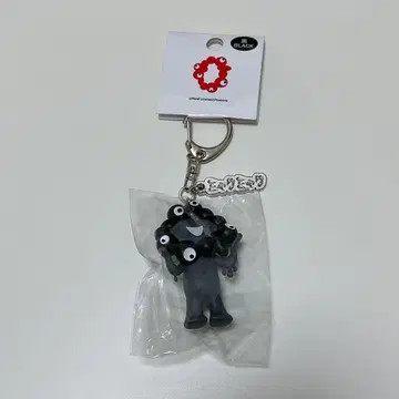 미개봉 새상품 블랙 미야쿠미야쿠 PVC 입체 마스코트 키링 플레이트 포함