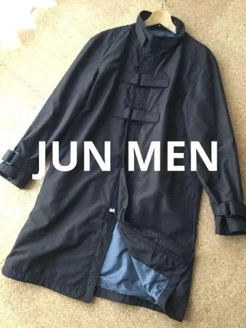 준멘 롱 코트 트렌치코트 방한 비즈니스 출퇴근 통학