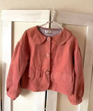 Par Avion 핑크색 귀여운 자켓