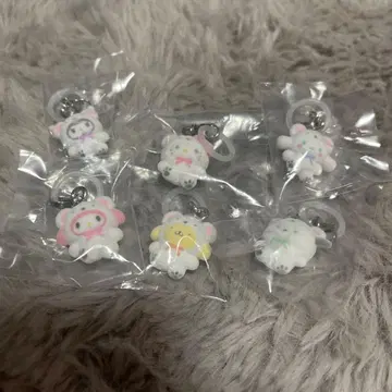 산리오 메지루시 액세서리 포근포근 스노우 컴플리트 세트