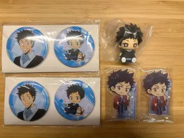 야마모토 다케시 캔뱃지 아크릴 스탠드 세트