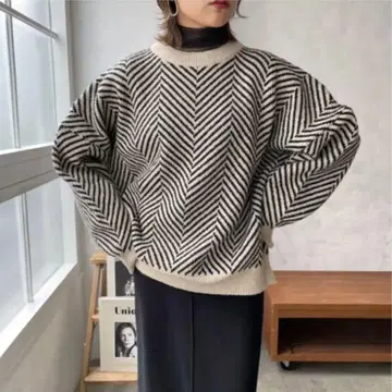 link Link 보더 니트