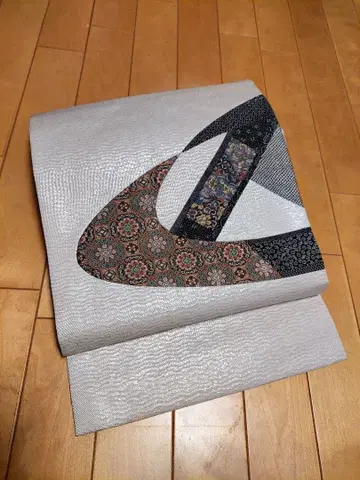 나고야 오비 기하학 패턴 꽃무늬