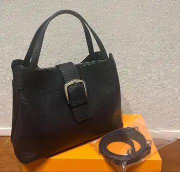 Leilian PLUS HOUSE 레리안 2WAY 가죽 핸드백 천연 가죽