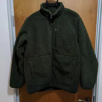 다크 그린 플리스 자켓 L 사이즈