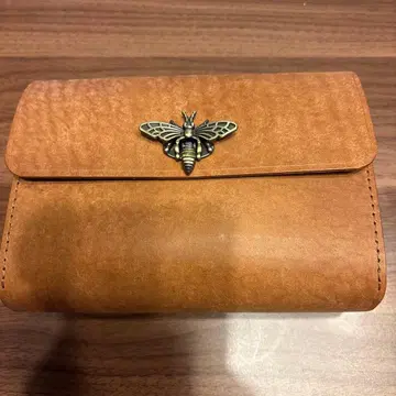 Journal up 소가죽 꿀벌 클로징 뱀피 파우치