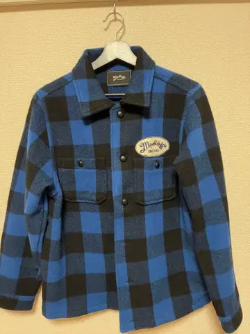 Marble's 버팔로 체크 자켓 파랑/블랙