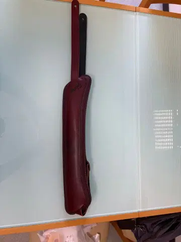 [ 새상품 ] Gibson 가죽 기타 스트랩 브라운
