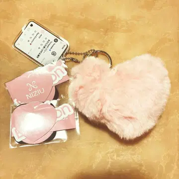 NiziU 하라주쿠 Threads 하트 키링 스레즈 스티커