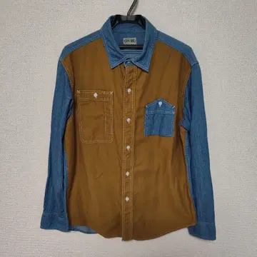 KOJIMA GENES XL 브라운 데님 셔츠