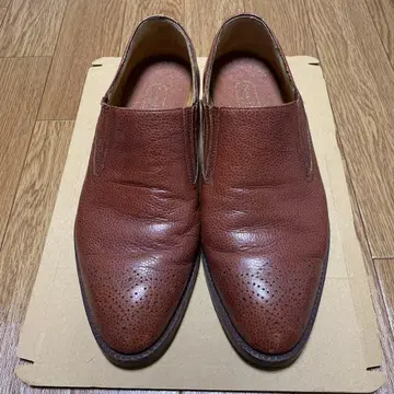 가죽 신발 비즈니스 interstyle 브라운 사이드 스틱