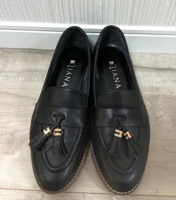 DIANA/다이애나 [ 22cm ] 로퍼 가죽 신발 블랙