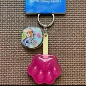디즈니 주토피아 발바닥 아이스 캔디 키체인