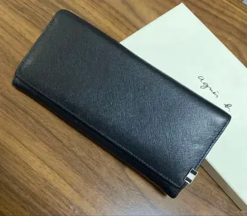 [ 새상품급 ] agnes b. 장지갑 블랙