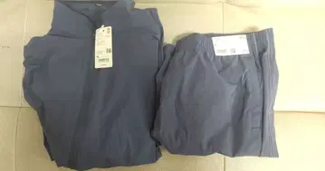 미사용 새상품 UNIQLO 울트라 스트레치 액티브 세트 XL66 Blue